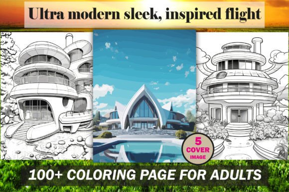 Download Ultra Modern Sleek, Coloring Book - KDP - Sleek Collection