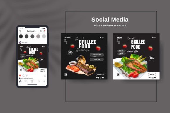 Download Social Media Food Menu - Premium Bundle